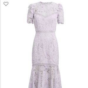 Saylor Lazuli Lace Dresss in Lilac, Size M